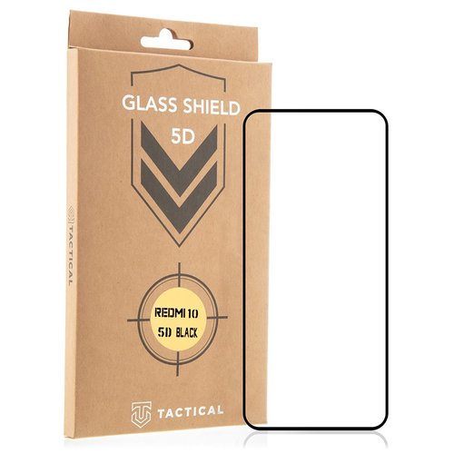 E-shop Tactical Glass Shield 5D sklo pro Xiaomi Redmi 10 Black