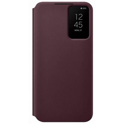 E-shop EF-ZS906CEE Samsung Clear View Cover pro Galaxy S22+ Burgundy