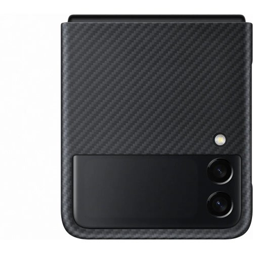 EF-XF711SBE Samsung Aramidový Kryt pro Galaxy Z Flip 3 Black (Pošk. Balení)