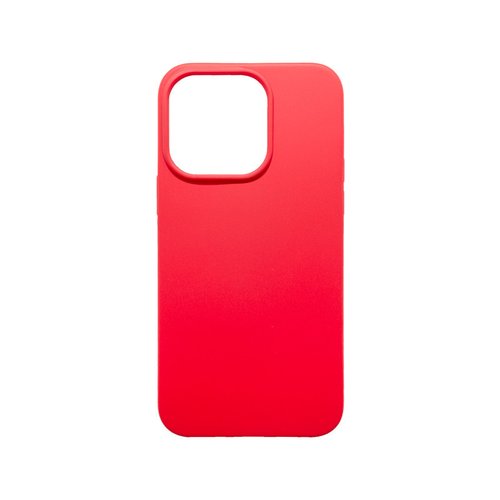 Silikónové puzdro iPhone 14 Pro, červená