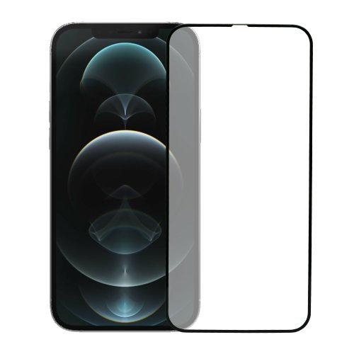 Ochranné sklo 5D Ceramic iPhone 12 Pro Max celotvárové - čierne