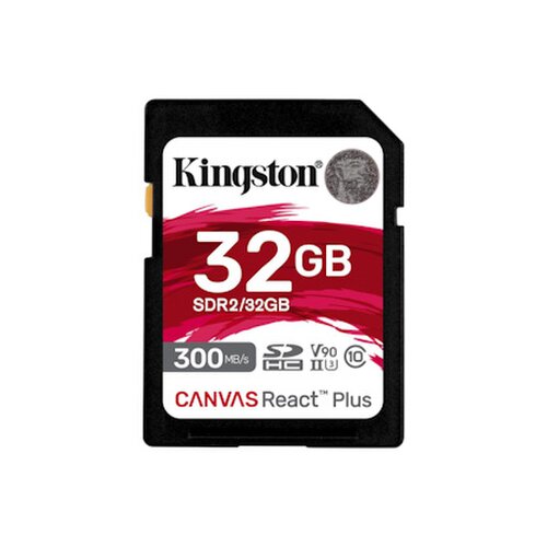 E-shop Kingston Canvas React Plus/SDHC/32GB/300MBps/UHS-II U3 / Class 10