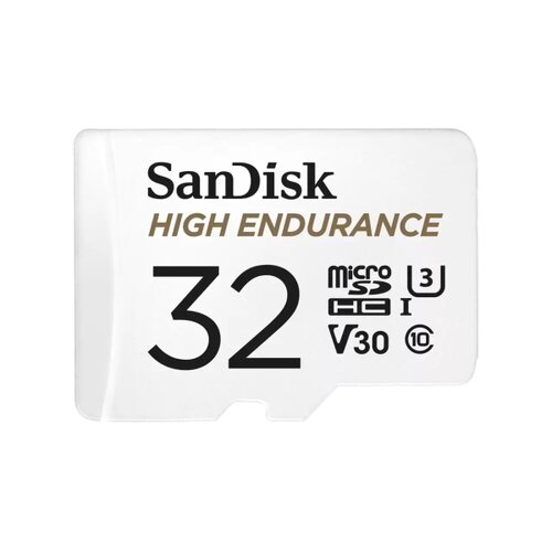 SanDisk High Endurance microSDHC 32GB + adaptér
