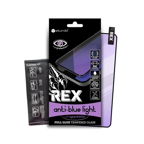 E-shop Ochranné sklo Anti-Blue light Sturdo Rex iPhone 14, celotvárové