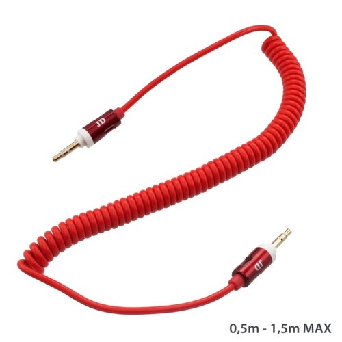 E-shop AUX kábel 2x3.5mm, červený