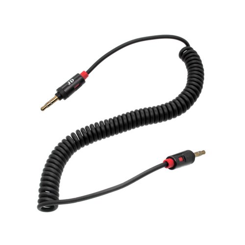 E-shop AUX kábel 2x3.5mm, čierny