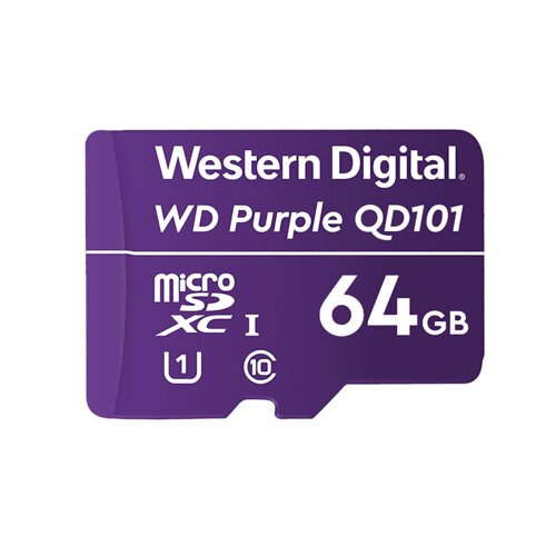E-shop WD Purple microSDXC 64GB Class 10 U1