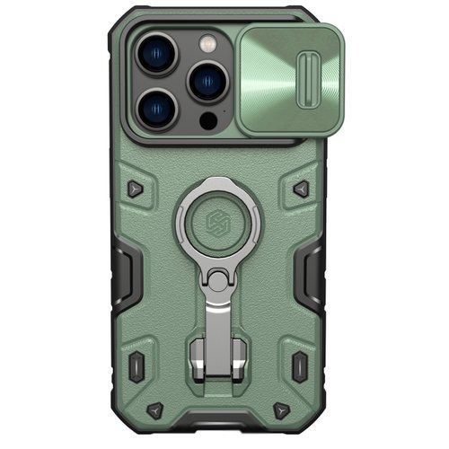 E-shop Nillkin CamShield Armor PRO Zadní Kryt pro Apple iPhone 14 Pro Dark Green
