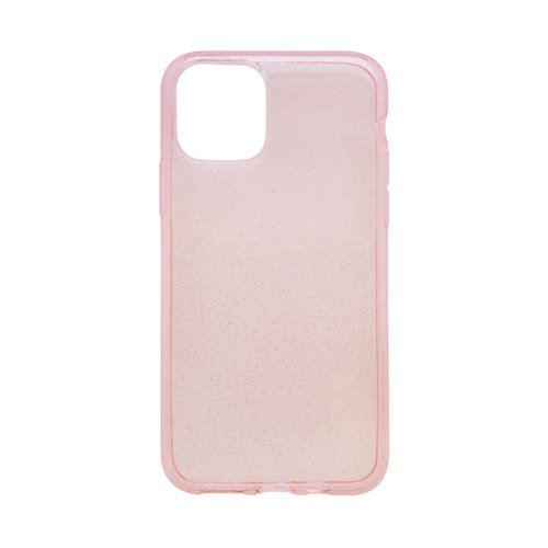 Silikónové puzdro Crystal iPhone 11 ružové