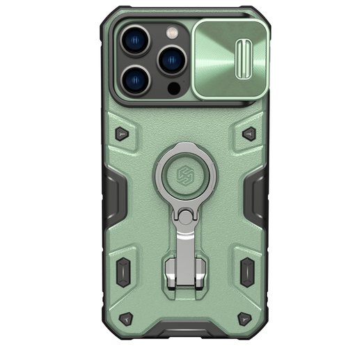 E-shop Nillkin CamShield Armor PRO Zadní Kryt pro Apple iPhone 14 Pro Max Dark Green