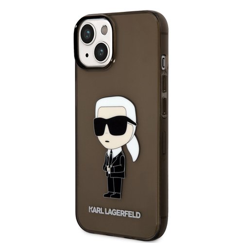 E-shop Puzdro Karl Lagerfeld IML Ikonik NFT iPhone 14 Plus - čierne