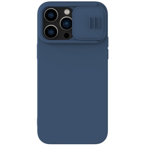 Nillkin CamShield Silky Magnetic Silikonový Kryt pro Apple iPhone 14 Pro Max Blue