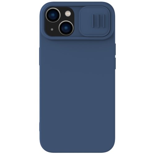 Nillkin CamShield Silky Magnetic Silikonový Kryt pro Apple iPhone 14 Plus Blue