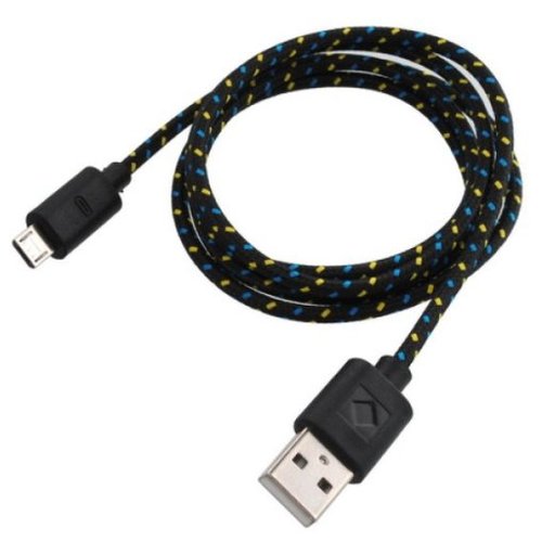 Dátový kábel micro USB, 0,90 m, čierny