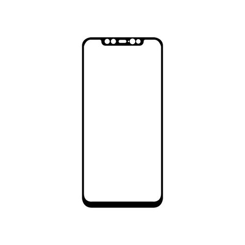 Ochranné Q sklo Xiaomi Mi 8 čierne, fullcover
