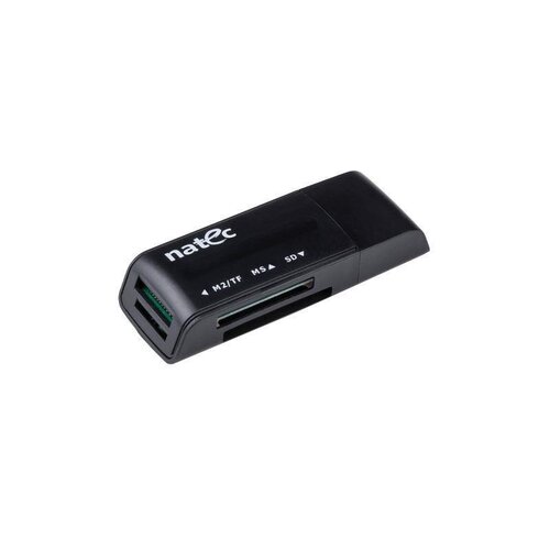 E-shop Natec ALL in One čtečka karet MINI ANT USB 2.0, M2/microSD/MMC/Ms/RS-MMC/SD/T-Flash