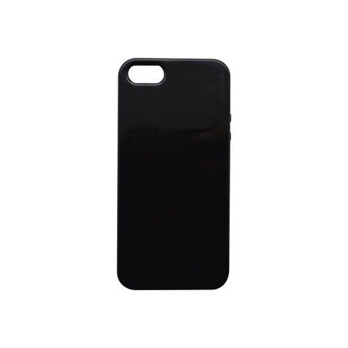 Gumené puzdro iPhone 5 čierne lesklé