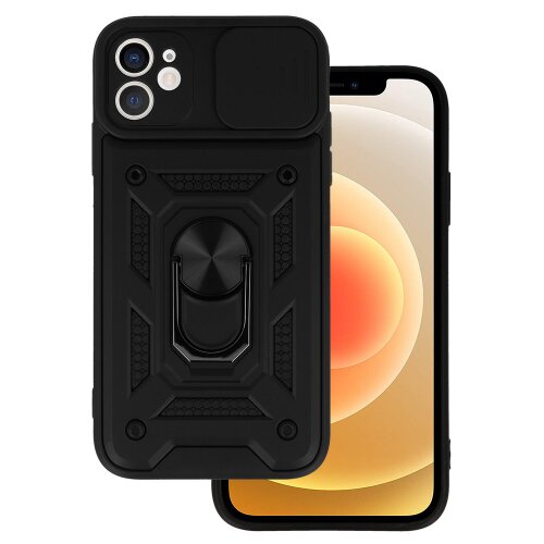 Puzdro Defender Slide iPhone 12/12 Pro - čierne