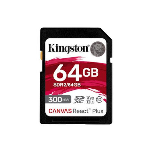 E-shop Kingston Canvas React Plus/SDHC/64GB/300MBps/UHS-II U3 / Class 10