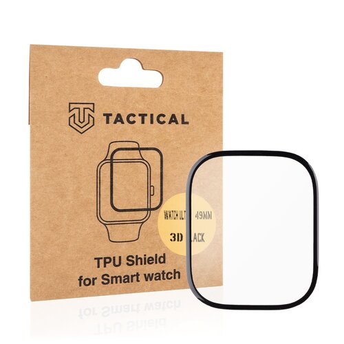Tactical TPU Shield 3D fólie pro Apple Watch Ultra 49mm Black