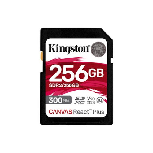 E-shop Kingston Canvas React Plus/SDHC/256GB/300MBps/UHS-II U3 / Class 10