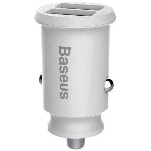 E-shop Baseus CCALL-ML02 Grain Nabíječka do Auta 15.5W 2x USB White
