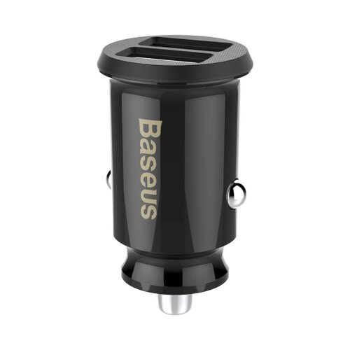 E-shop Baseus CCALL-ML01 Grain Nabíječka do Auta 15.5W 2x USB Black
