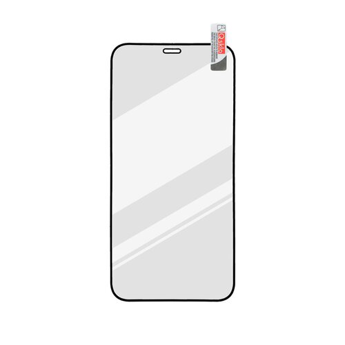 E-shop Ochranné sklo Q sklo iPhone 12 Pro Max (6.7) celotvárové - čierne (full glue)