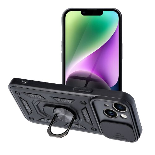 E-shop Puzdro Defender Slide iPhone 14 - čierne