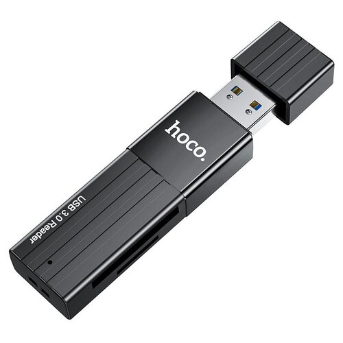 Hoco HB20 Čtečka SD, microSD/USB 3.0 Black