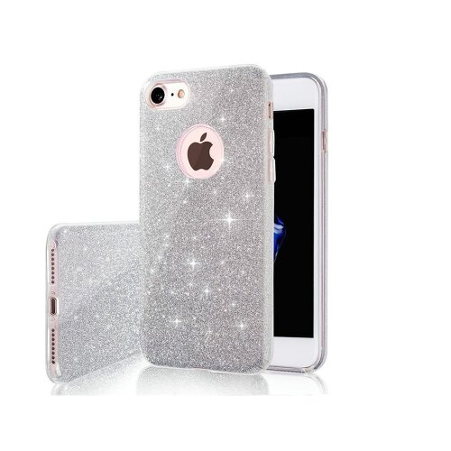 Puzdro Glitter 3in1 iPhone 6/6s - strieborné