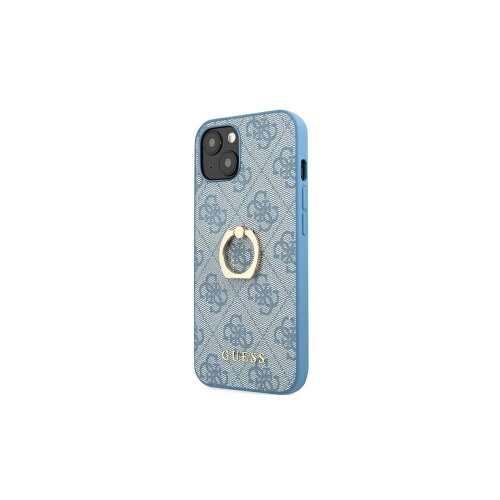 E-shop Guess case for iPhone 13 mini 5,4&quot; GUHCP13S4GMRBL blue hard case 4G with ring stand