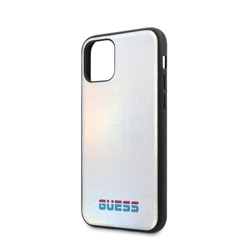 E-shop Guess case for iPhone 11 Pro Max GUHCN65BLD silver hard case Iridescent