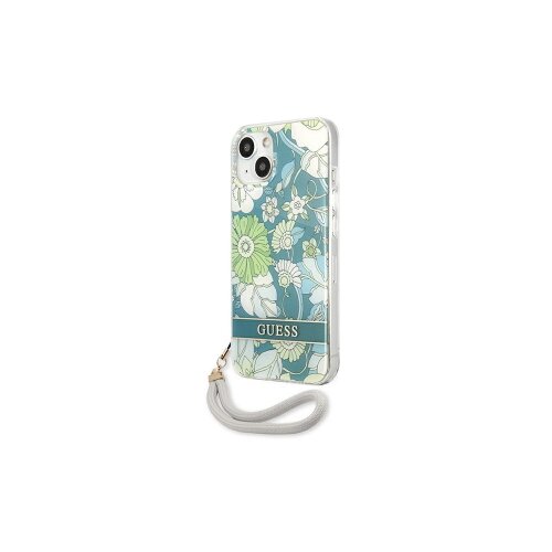 E-shop Guess case for IPhone 13 mini 5,4&quot; GUHCP13SHFLSN hard case green Flower Cord