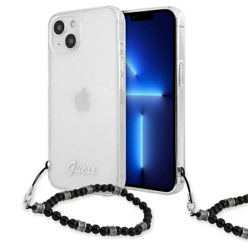 E-shop Guess case for iPhone 13 Mini 5,4&quot; GUHCP13SKPSBK Transparent hard case Black Pearl