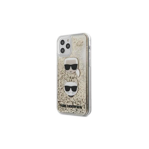 Karl Lagerfeld case for iPhone 13 Pro Max 6,7&quot; KLHCP13XGKCD gold hard case Liquid Glitter Karl