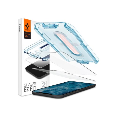 E-shop Spigen tempered glass Glas.TR &quot;EZ FIT&quot; 2pcs for iPhone 12 / 12 Pro