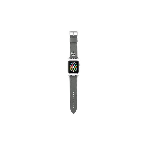 Karl Lagerfeld case for 42 / 44 KLAWLOKHG Apple Watch Strap Saffiano KH silver