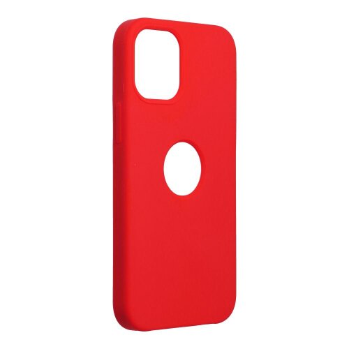 Puzdro Liquid TPU iPhone 12 Mini (5.4) - červené (výrez na logo)