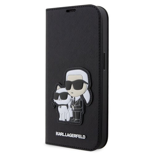 E-shop Karl Lagerfeld PU Saffiano Karl and Choupette NFT Book Pouzdro pro iPhone 13 Pro Max Black