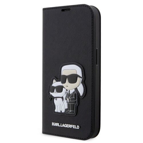 E-shop Karl Lagerfeld PU Saffiano Karl and Choupette NFT Book Pouzdro pro iPhone 14 Pro Max Black