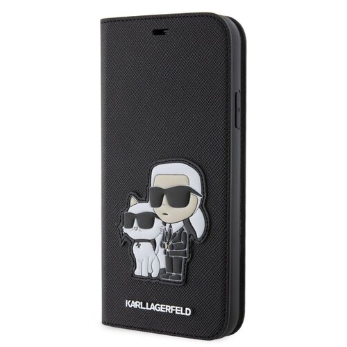 E-shop Karl Lagerfeld PU Saffiano Karl and Choupette NFT Book Pouzdro pro iPhone 11 Black