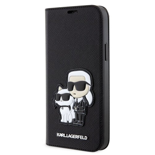 E-shop Karl Lagerfeld PU Saffiano Karl and Choupette NFT Book Pouzdro pro iPhone 12/12 Pro Black