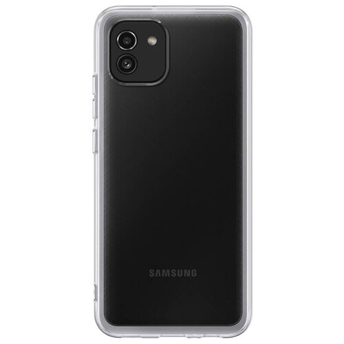 EF-QA036TTE Samsung Soft Clear Kryt pro Galaxy A03 Transparent (Pošk. Balení)