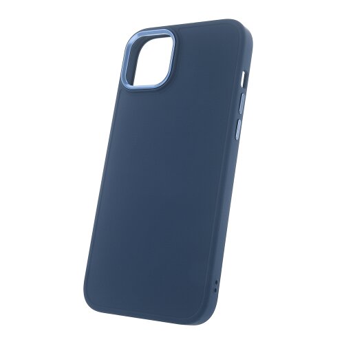 E-shop Puzdro Satin iPhone 14 Plus - tmavo modré