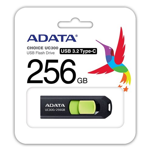 E-shop ADATA UC300/256GB/USB 3.2/USB-C/Černá