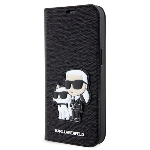 E-shop Karl Lagerfeld PU Saffiano Karl and Choupette NFT Book Pouzdro pro iPhone 13 Black