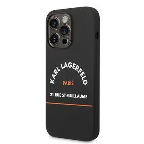 Puzdro Karl Lagerfeld® Rue St Gullaume iPhone 14 Pro Max - čierne