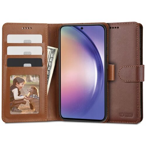 E-shop Puzdro Tech-Protect Wallet Book Samsung Galaxy A54 5G - hnedé