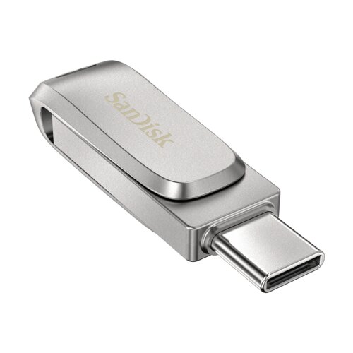 E-shop SanDisk Ultra Dual Drive Luxe/32GB/150MBps/USB 3.1/USB-A + USB-C/Stříbrná